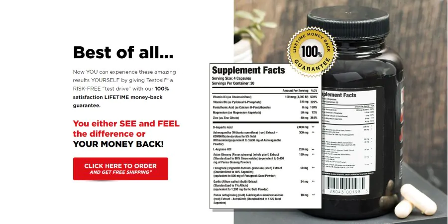 Testosil Triumph: 4 Mighty Ingredients For Sexual Energy! 1 testosil-ingredients